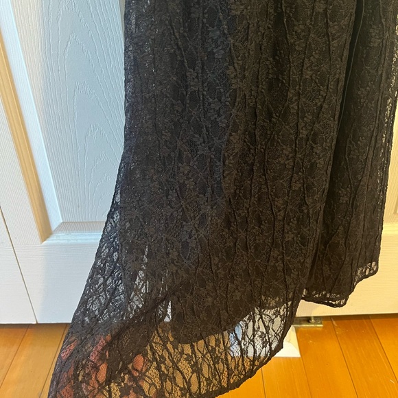 NWT Free People Cherie Lace Underwire Black Midi Dress - Picture 6 of 11